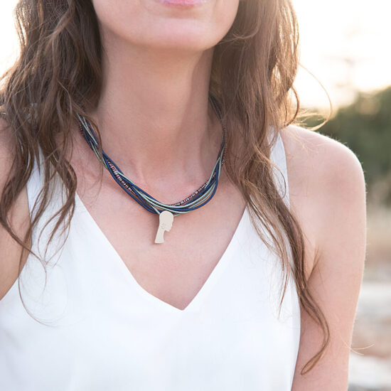 Woman S lace blue - Image 5