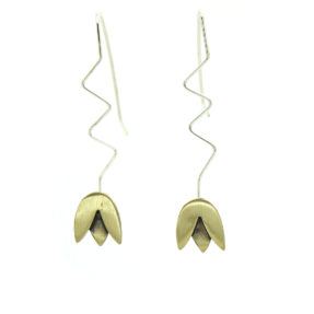 Tulip S earrings zik zak