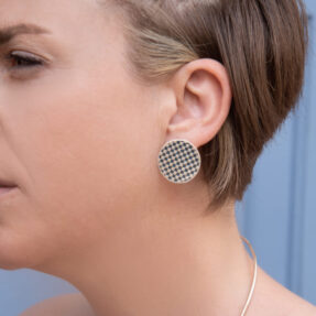 Abacus Circle Earrings L
