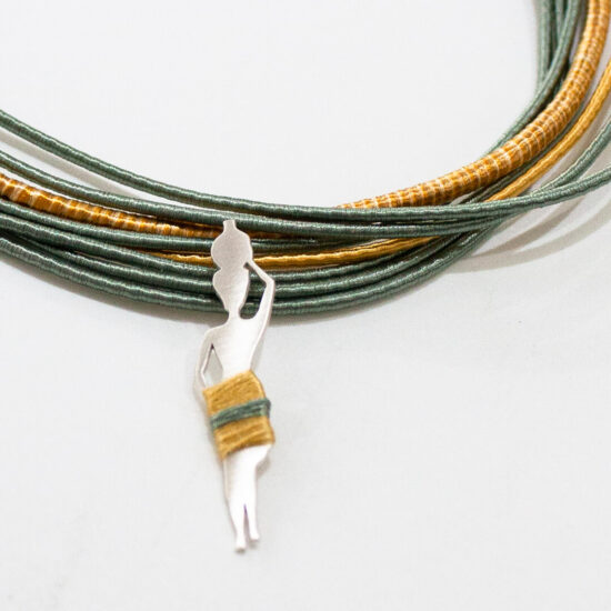 Yellow Head Carrying Necklace - Image 2
