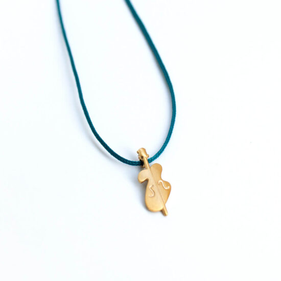 Gold Cello pendant lace - Image 6