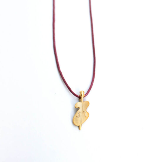Gold Cello pendant lace - Image 5