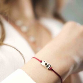 Silver camera bracelet