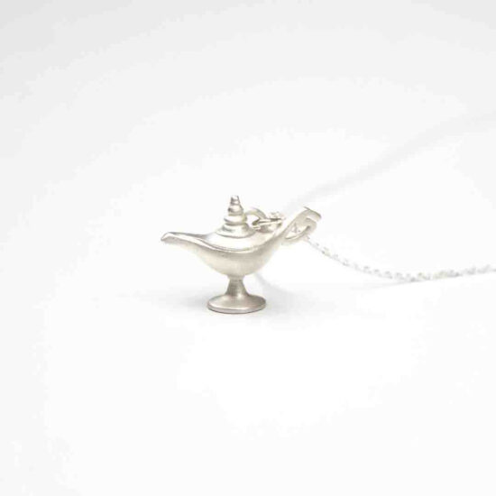 Oil lamp necklace with chain - Image 4